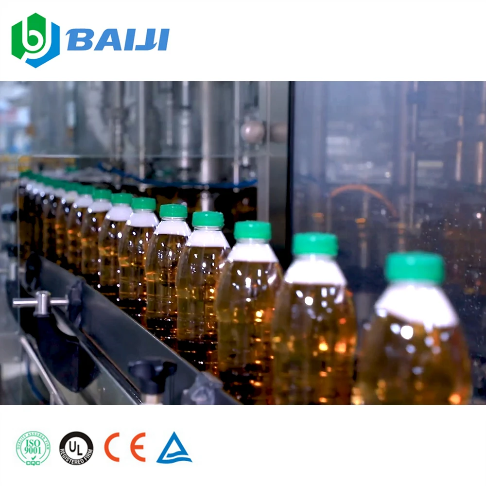 Complete automatic apple juice plastic bottle bottling filling capping plant equipment machine