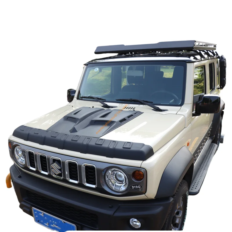 Jimmy JB 74 2024 5 Doors 2019 3 doors  accessories Bonnet Scoop Bonnet Trim Injection Mould Install With 3m Tape PP