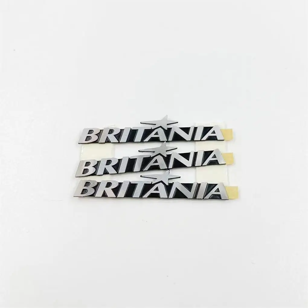 High Quality Custom Metal 3D Embossed Label Brushed Anodized Aluminum Logo Name Plate Metal Logo Die Casting Metal Nameplate