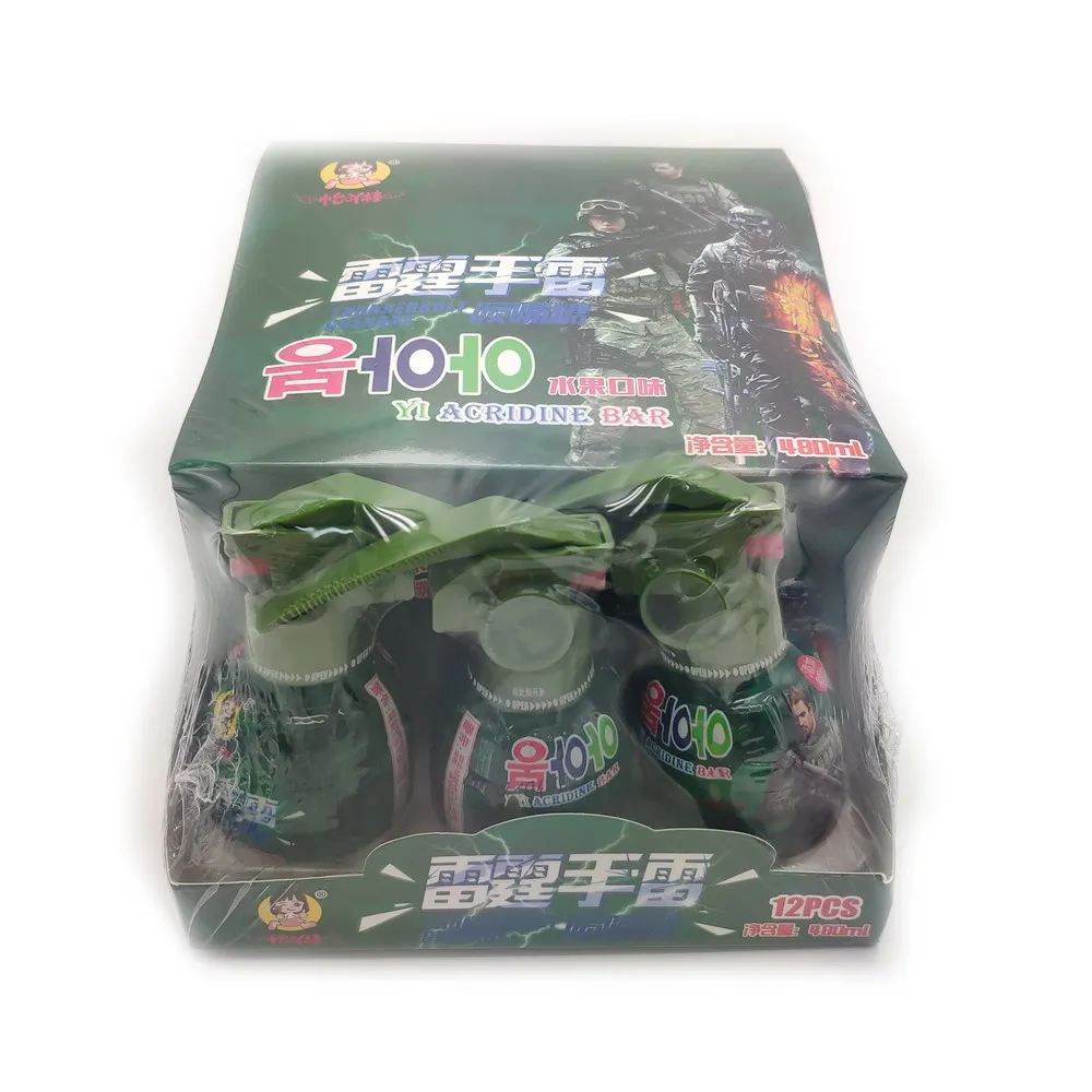 
Grenades shape fruity spray, boom spray, super sour spray candy for sale 