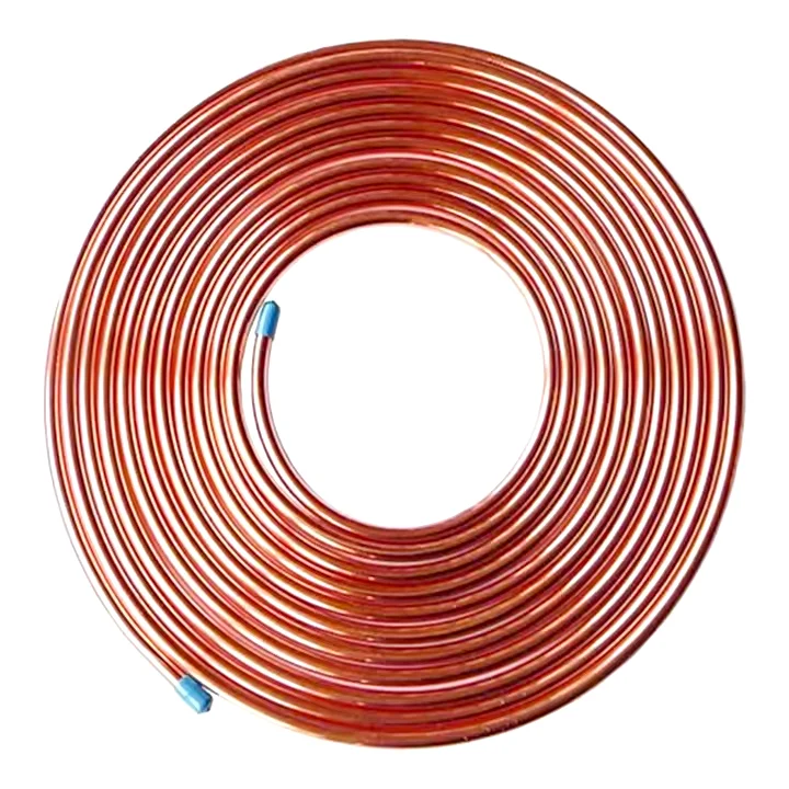 Factory Price Copper Tube Pancake Coil 0.9mm 1mm ASTM C11000 Copper Pipe for Air Conditioner
