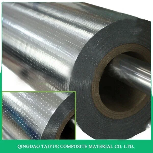 Reflective Radiant Barrier and vapor Barrier Aluminum Foil Woven Fabric for Roof Insulation