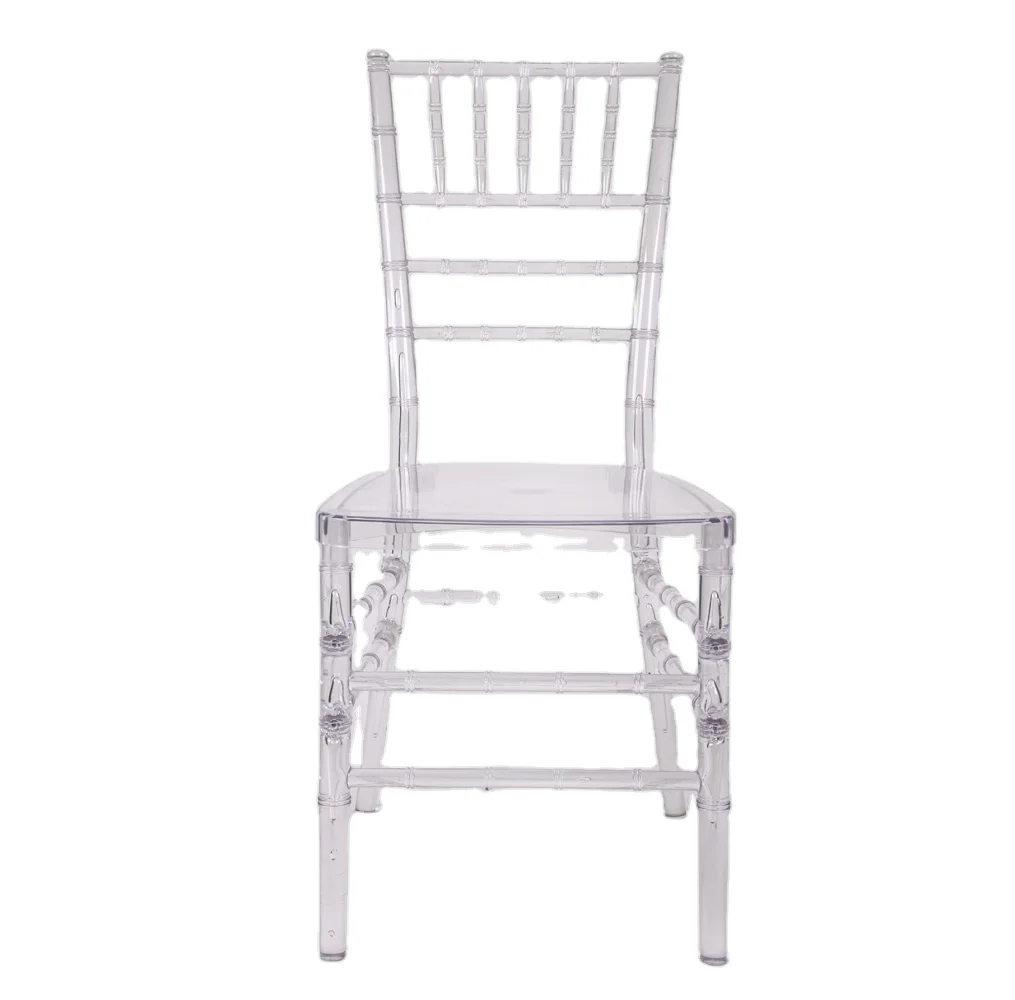 Wedding Banquet Transparent Clear Acrylic Ice Lucite Wedding Chiavari Chair