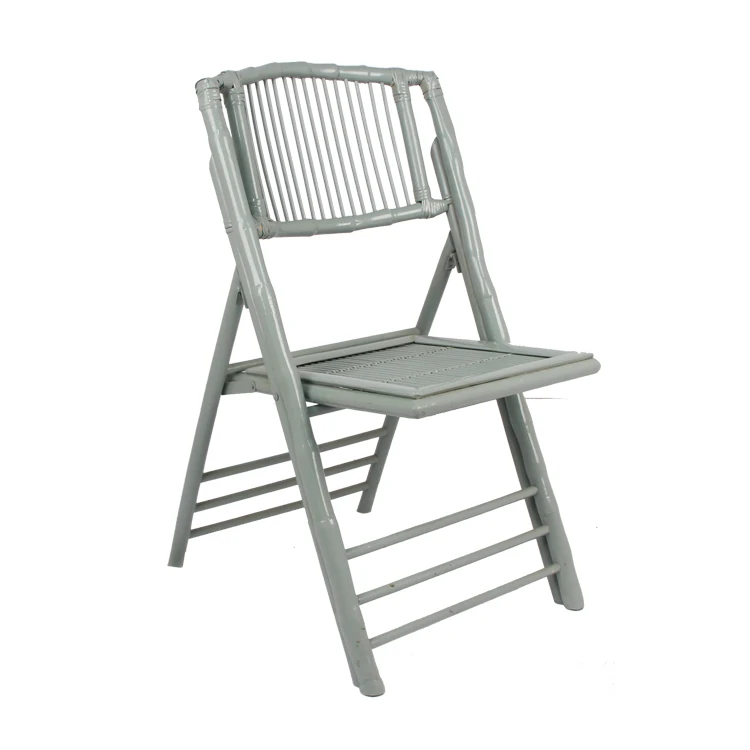 Outdoor garden Bamboo Folding chair for rentals