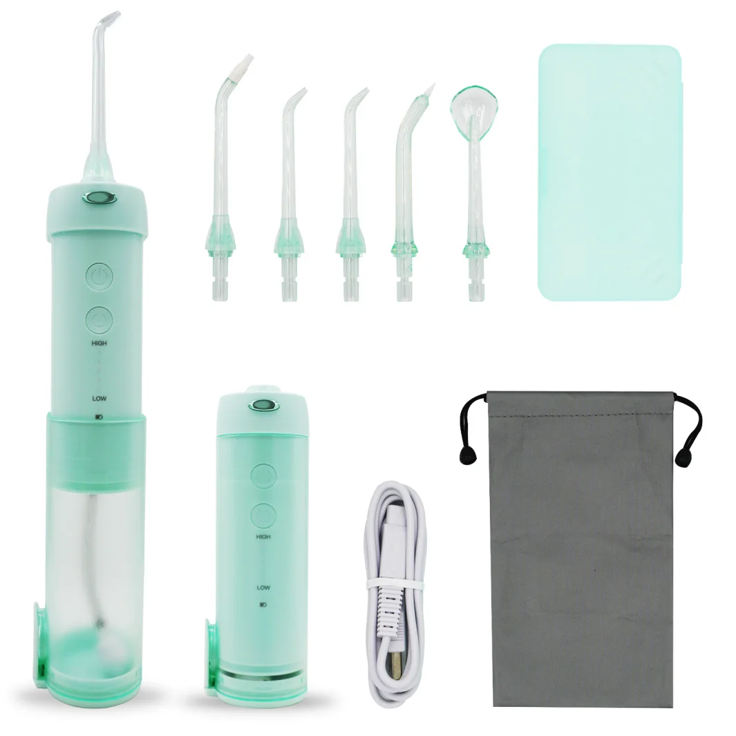 H2ofloss hot-selling portable mini water flosser rechargeable cordless electric flosser waterproof IPX7 dental oral irrigator
