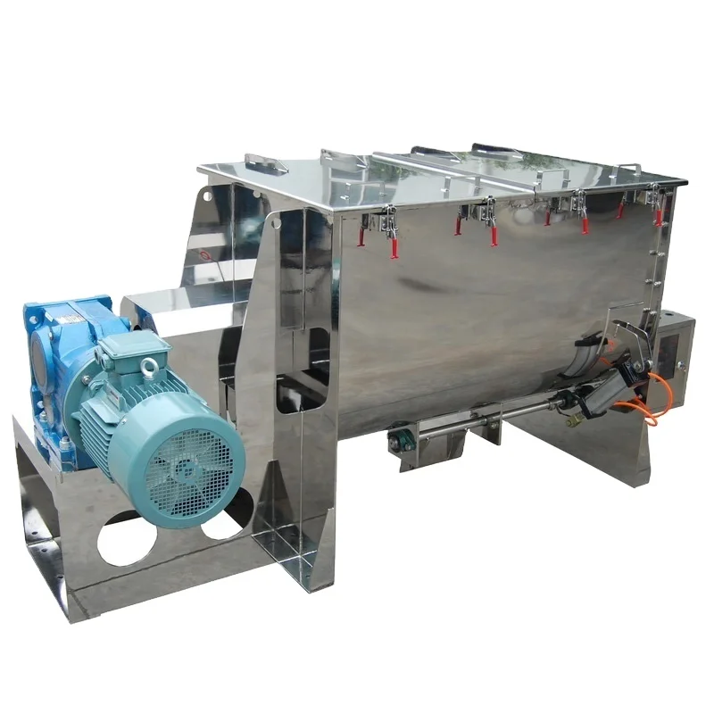 Mixing Equipment Horizontal Ribbon Mixer Mixing Machine For Protein Powder / Food Powder
