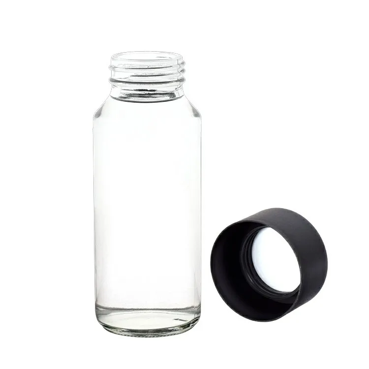 New Product Ideas Custom Color 250ml Clear Drink Water Screw Cap Glass Bottles With Quality Assurance