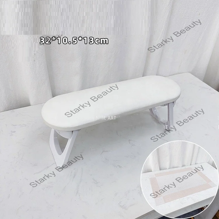 Multifunctional Wholesale Foldable Leather Nail Arm Rest Hand Cushion Pillow Luxury Manicure Practice Tools
