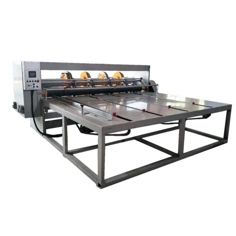 High quality RS4 semi automatic slotting machine/Customizable high-quality feeder rotary slotter for carton box