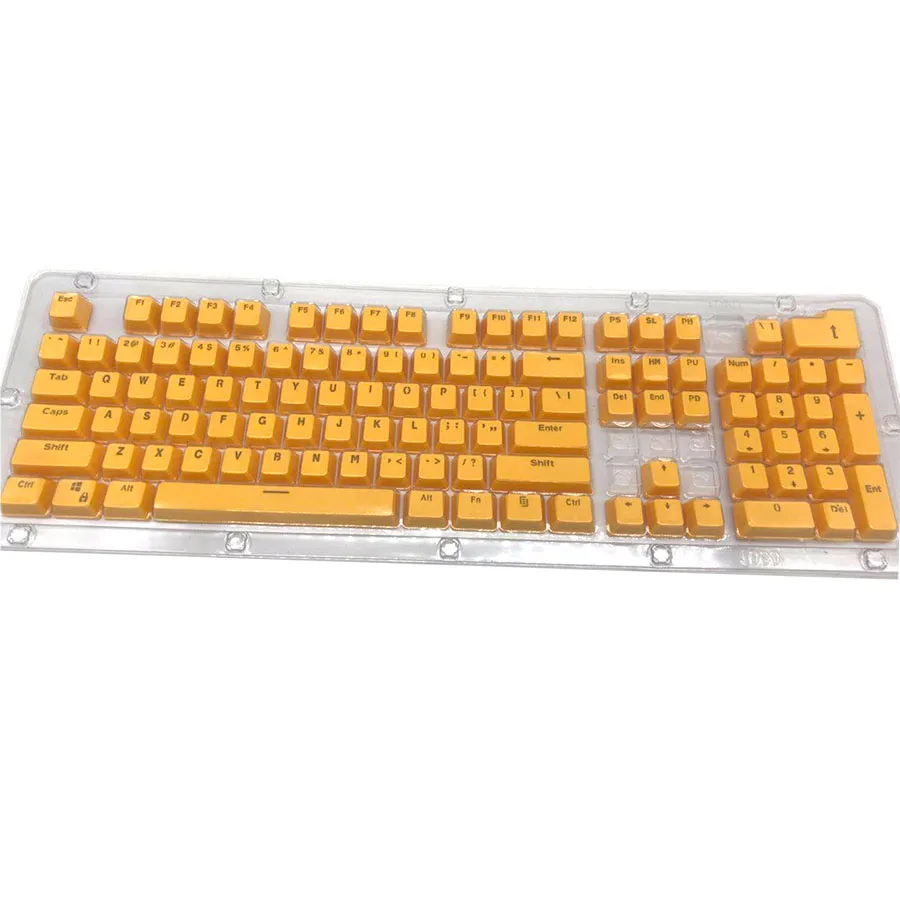  104 клавиши PBT doubleshot с подсветкой наборы цветных клавиш