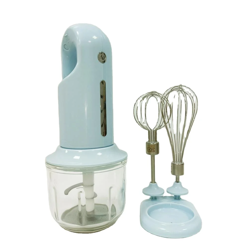 2022 factory direct sales custom stainless steel multi-function handheld egg beater meat grinder