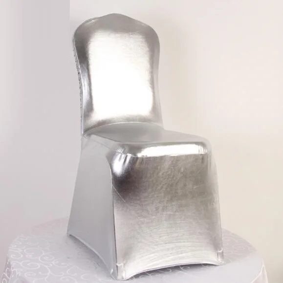
Fashion Ruffled wedding sequin chair cover new design wedding chair cloth 