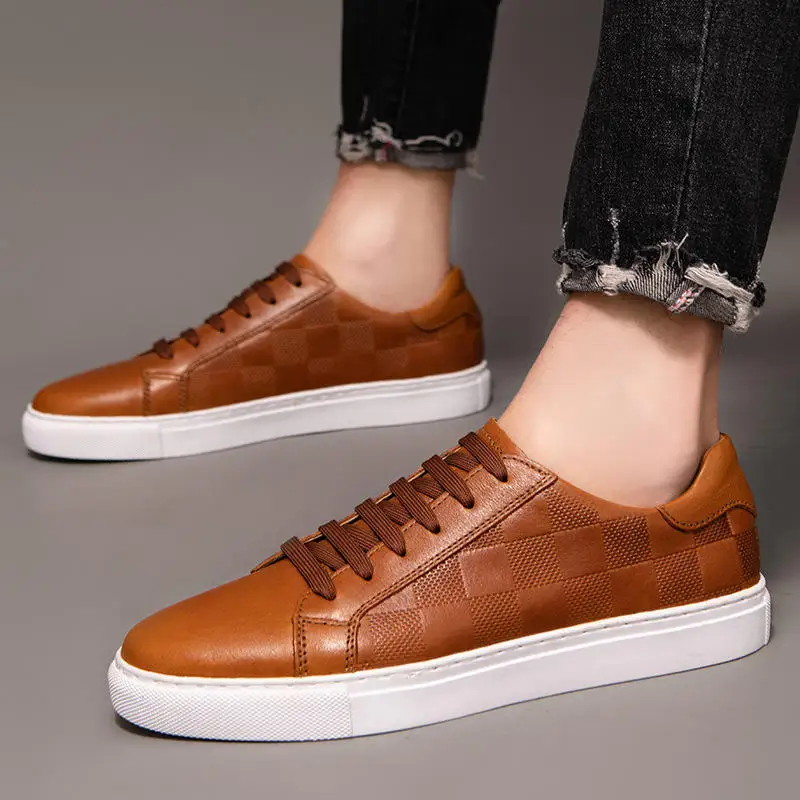 New Designer Original Logo High Quality Leather Sneakers Retro Shoes Air Cushion Louis Luxury Sneakers