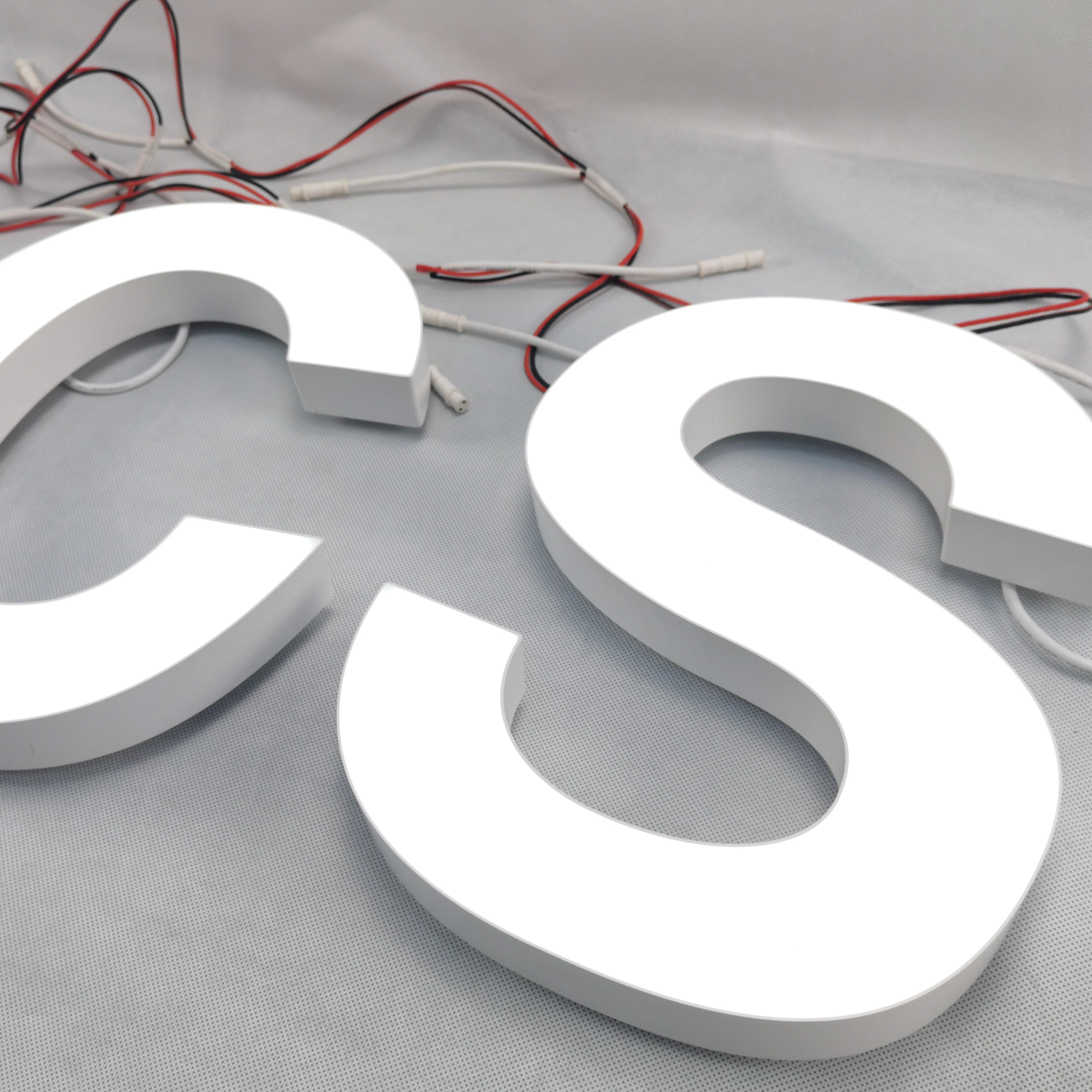 wall banners advertising acrylic fillable letters