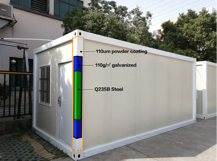 wholesale price container luxury 20ft houses homes modern mobile tiny fiberglass prefab steel house