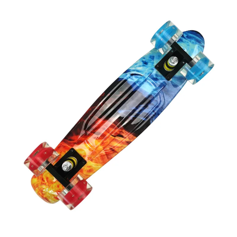 
Cool design Adult Youngsters Child Training Environmental PP Plastic Small Fish Skateboard 