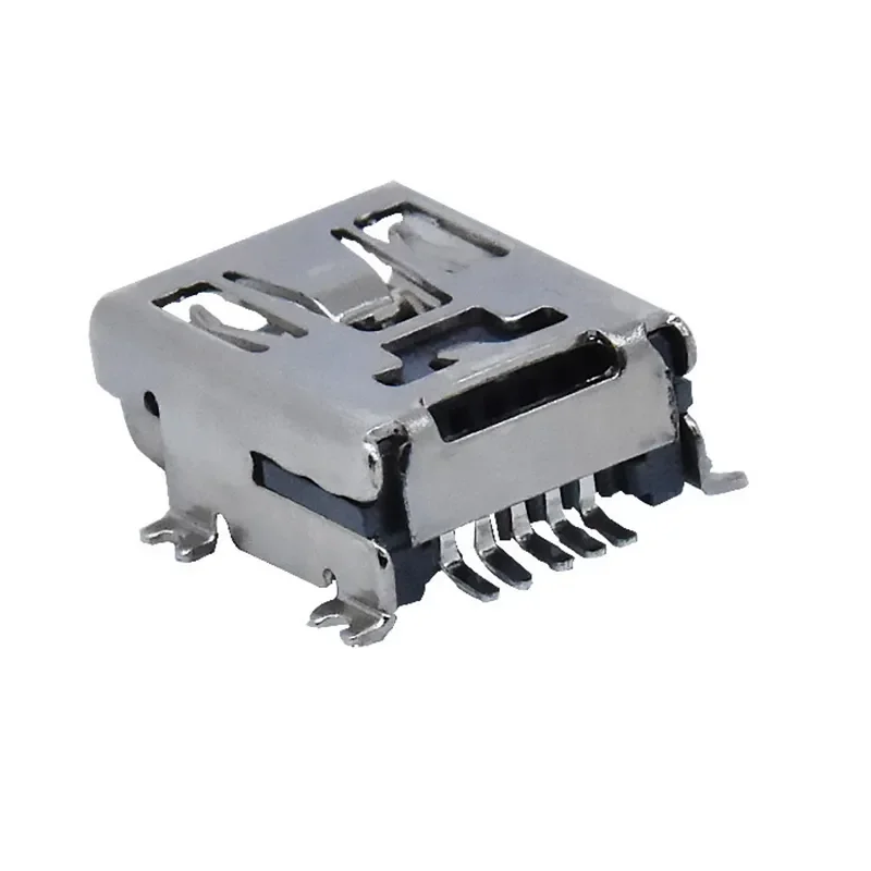 Micro USB Straight Angle SMT Type Side Entry Female Connector 5Pin SMT Right Angle Female Mini USB Type B Connector