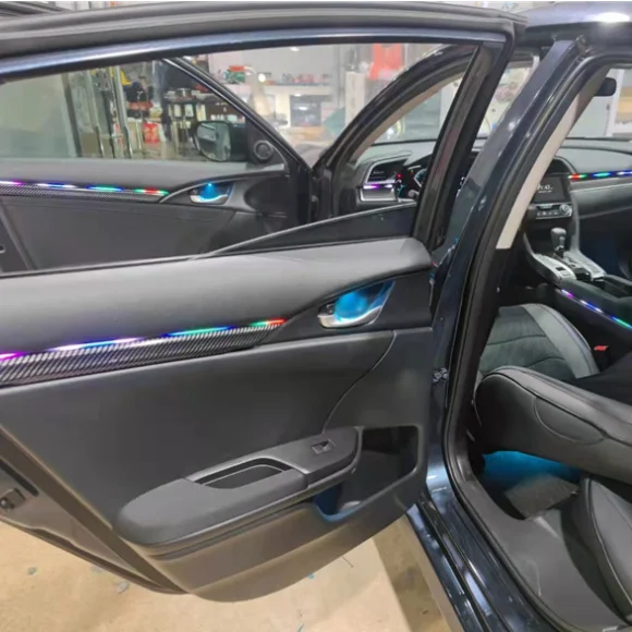 5M EL Car Styling Cold Light Ambience Lamp Line Car Lights Neon Car LED RGB Neon Interior Atmosphere Light Strip