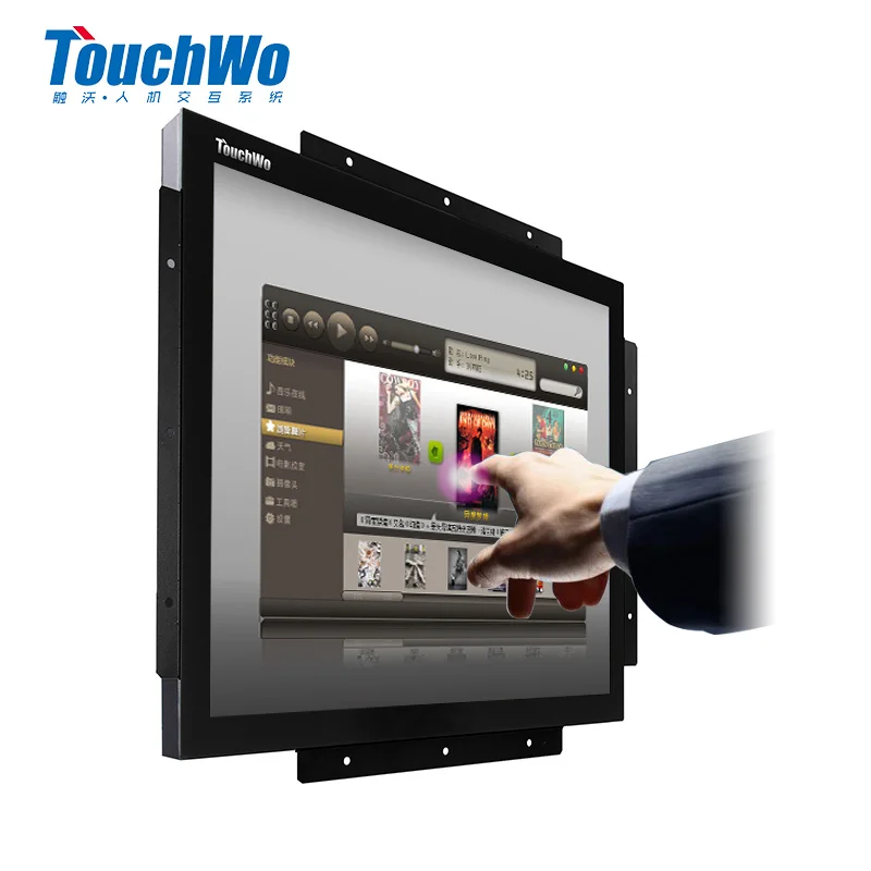 Открытая рамка 12 15 17 19 дюймов android 7,1 сенсорный экран промышленный встроенный ПК