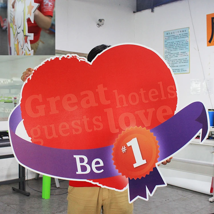 5mm Thickness Pvc Foam Board Die Cut to Human Shape for Standing Advertising/indoor Advertising Board for Shops