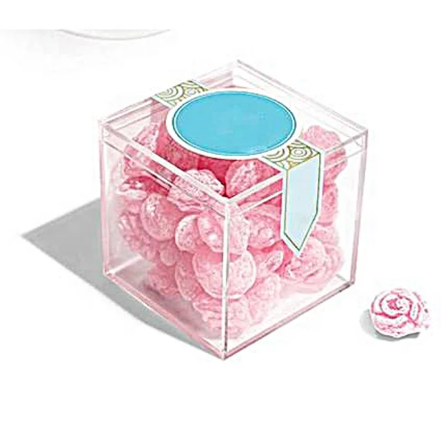 
2*2*2'Clear Plastic Gift Packaging Customize In Various Acrylic Candy Box 