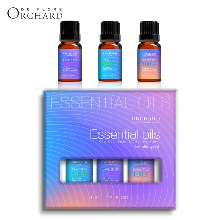 ORCHARD oem organic naturals 100% Pure Bulk essential oil gift set 3