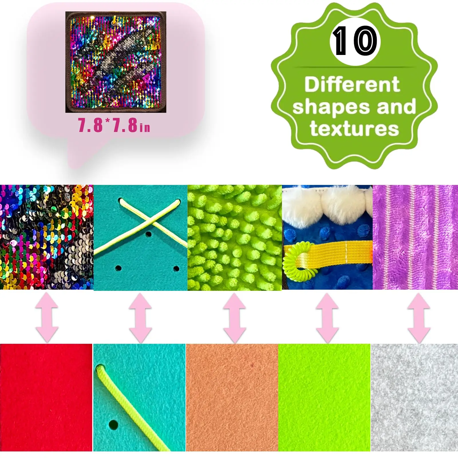 Preschool Tactile Wall Tiles Fostering Cognitive Development Growth Textured Silly Shape Sensory Mats For Toddlers Kids