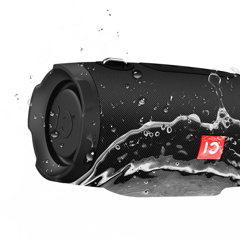 Waterproof  Bluetooth Speaker P9 50W  available black/blue/ red and custom Logo support wireless outdoor speaker boombox