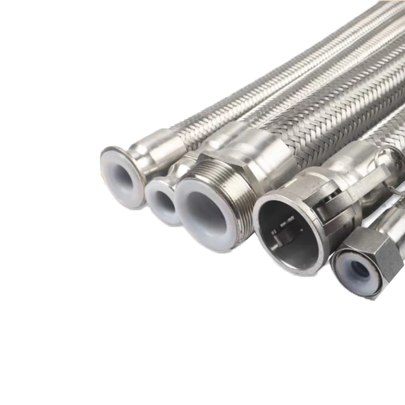 Corrosion Resistant Stainless Steel Flexible Metal Hose Wire Braided High Pressure Hose Customized Inox Flexible Tube