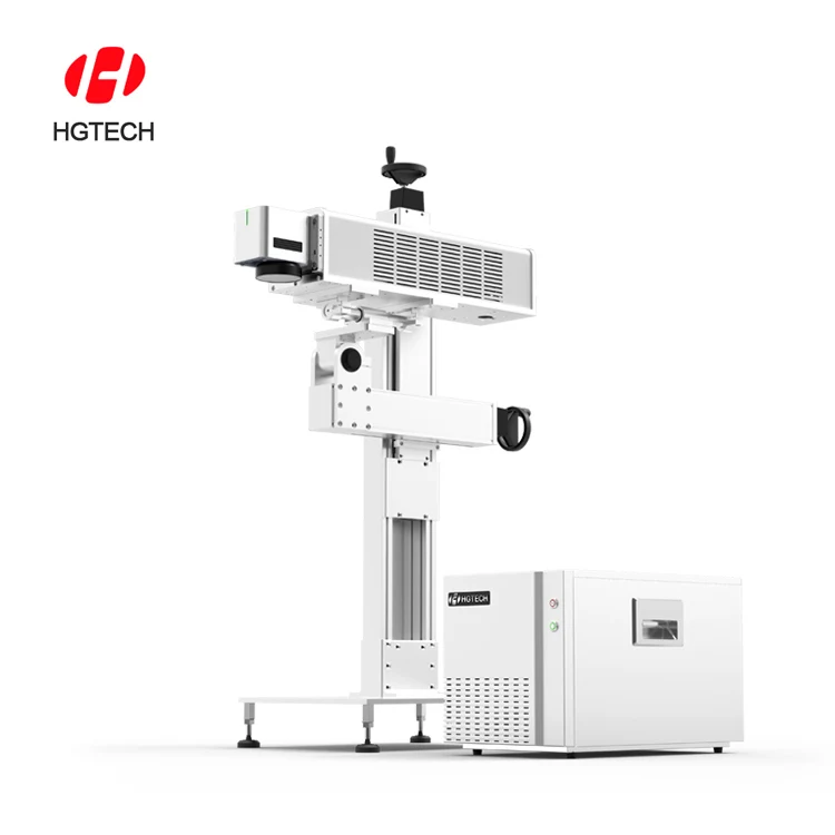 5 Вт УФ летающая лазерная маркировочная машина для стеклянных парфюмерных флаконов с длиной волны 355нм от производителя HGTECH