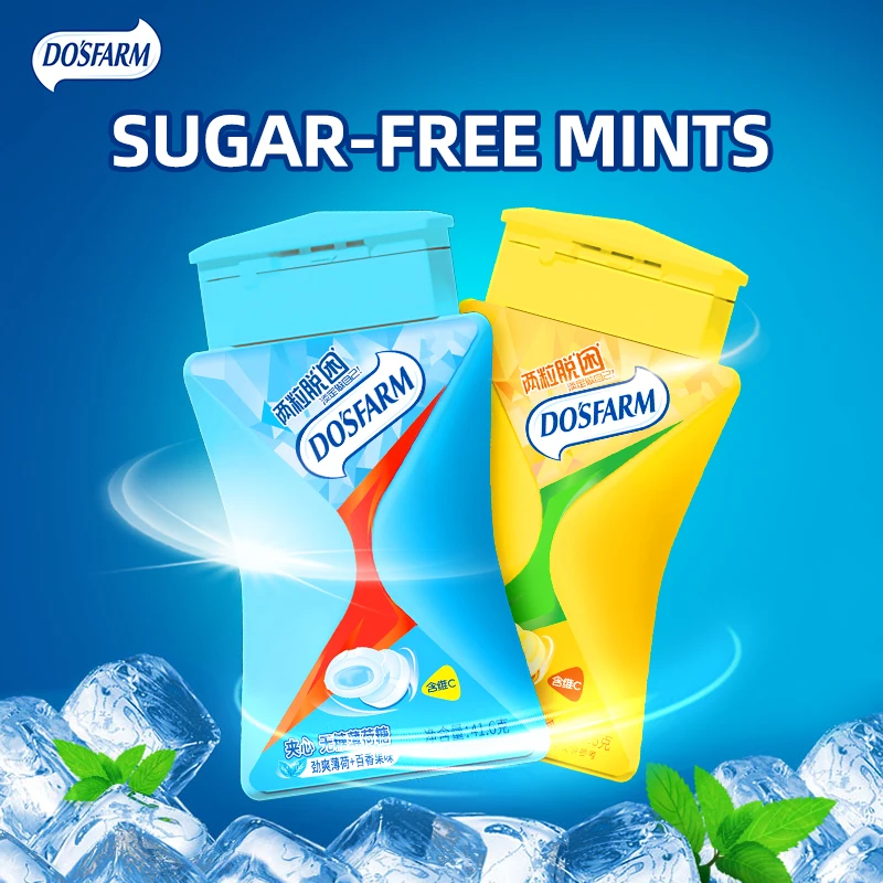 Fruit Mints Candy Sugar Free Wholesale Vitamin C Mint Candy Manufacturer