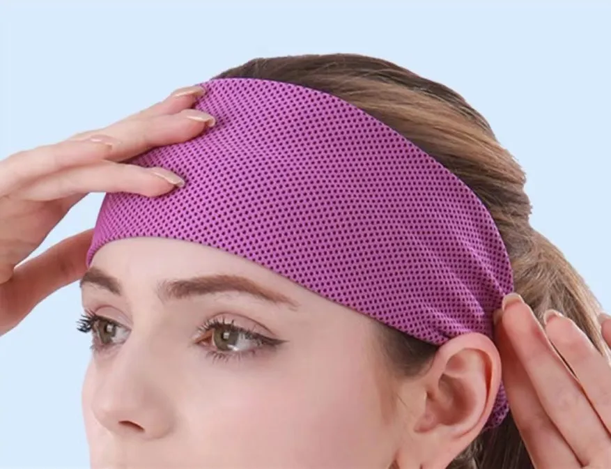 Женская эластичная повязка на голову для йоги