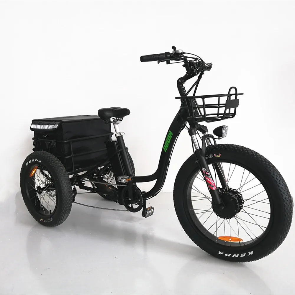  Greenpedel 48V 500W 750 Вт с толстыми покрышками мотор для центрального движения 3-х колесный Электрический грузовой
