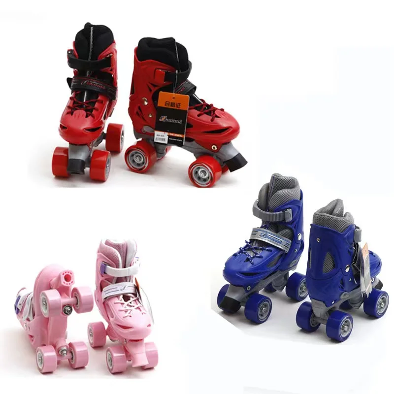 amazon hot sell adjustable size  Quad 4 Wheels Roller Skates for boys girls