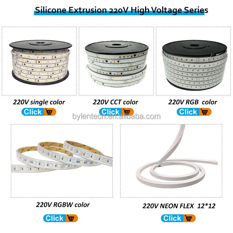 Inbylen индивидуальная Светодиодная лента Cob 220 В 50 м 3000k 4000k 6000k cob