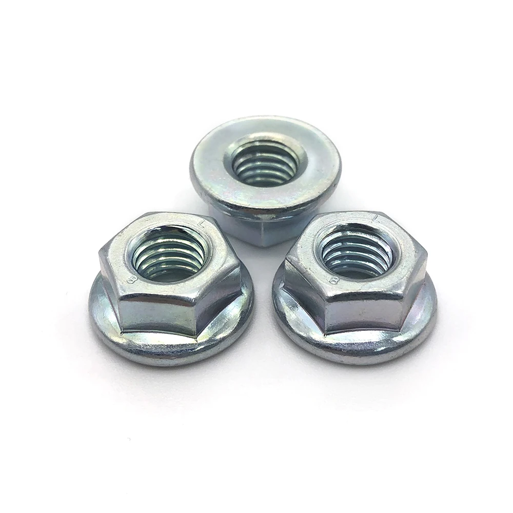 Professional Manufacturer hex flange nut m10 flanged nut flange nut price