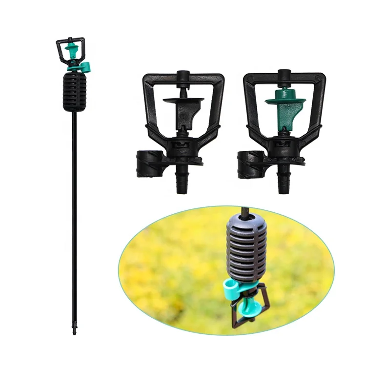 Outdoor Irrigation Micro Sprayer Garden Sprinkler 360 Degree Rotary Sprinkler