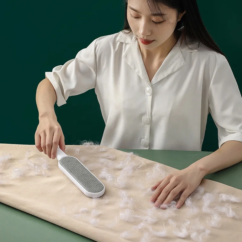 Magnificent Large hair remover electrostatic lint removing brush clothes dry cleaner double-sided brushes