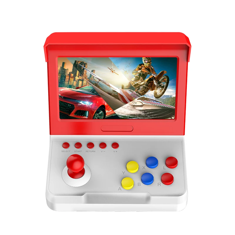 
7 inches Mini Built-In 8000 Retro game console Handheld Game Player output video game console 