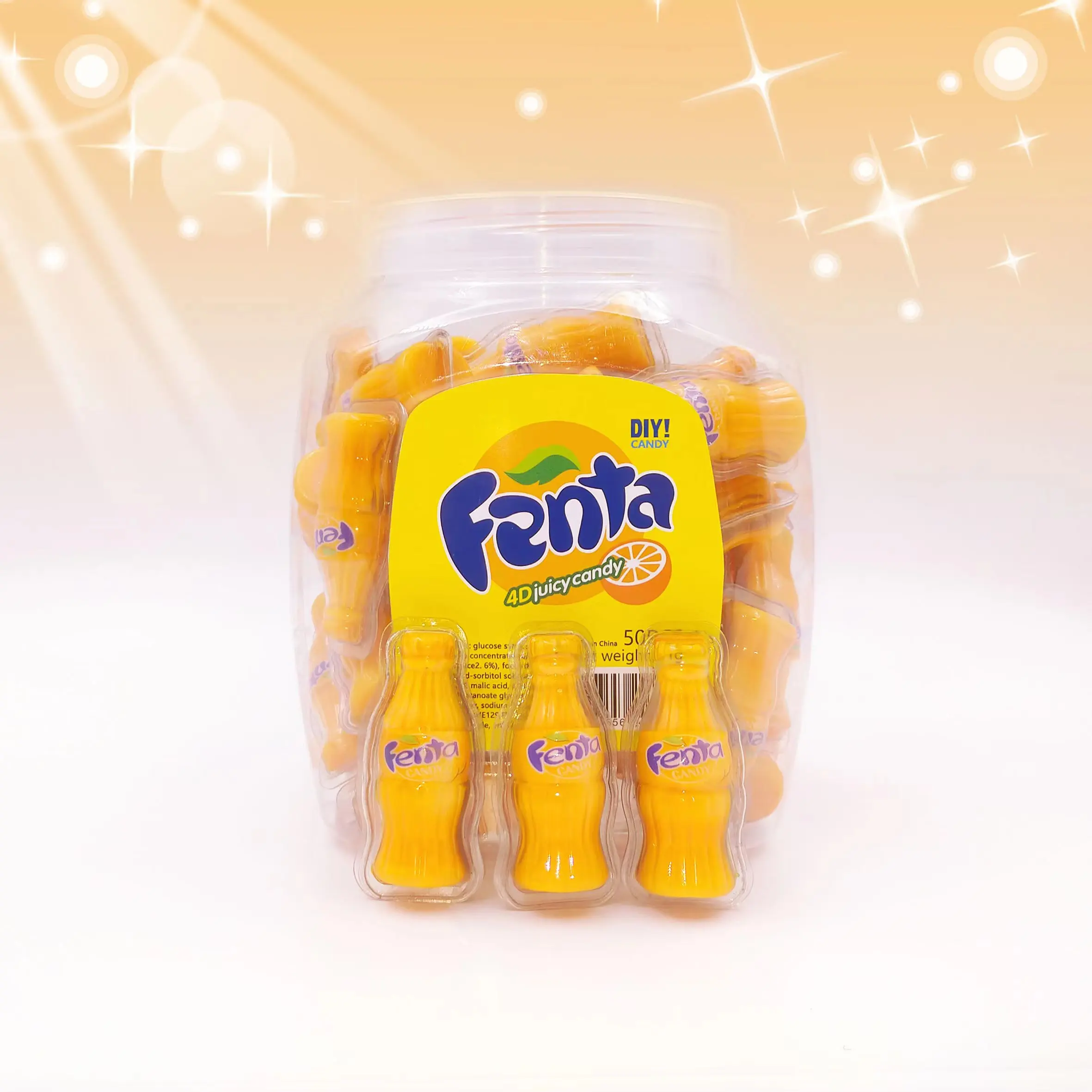 Customization Cola Sp-rite Fanta Taste Gummy Candy Sweets Candy Good Taste Manufacturer Wholesale Delicious Candy