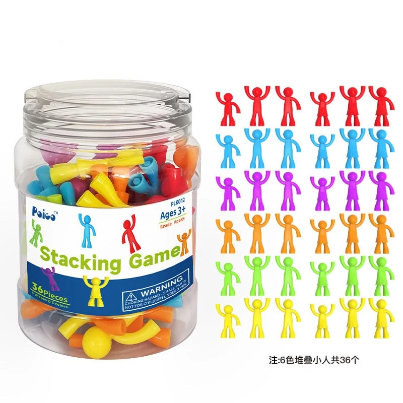 Mini Jar Set Sensory Play Counters Translucent Numbers Set Pattern Blocks Learn Counting Colors Sorting and Sequencing Toys