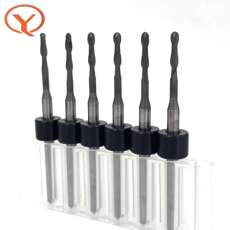 Qiye Free Shipping Diamond denture burs dental end mill Denture end mill