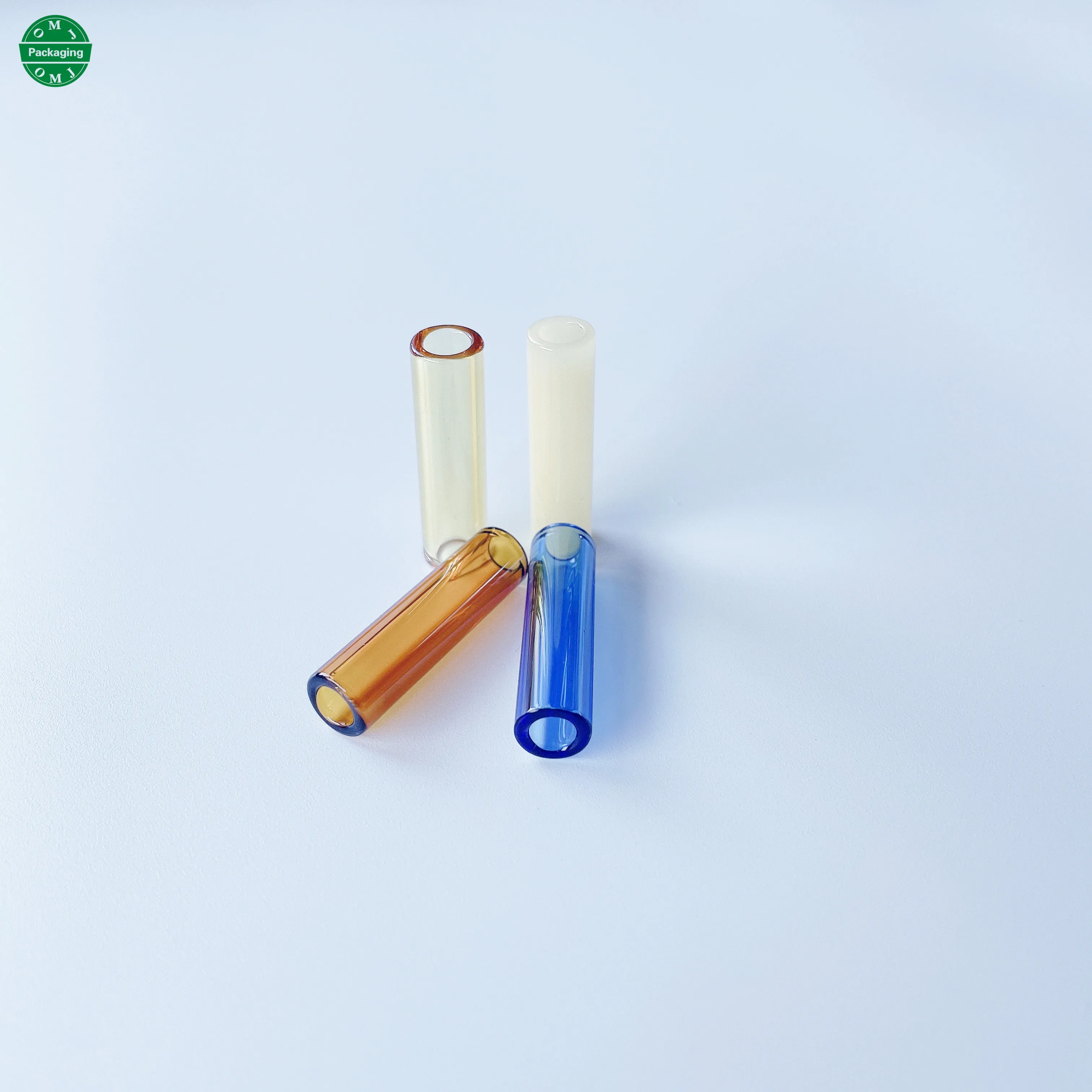 2024 new design 7 holes 5 holes honeycomb shape colorful glass rolling tips for hand rolled