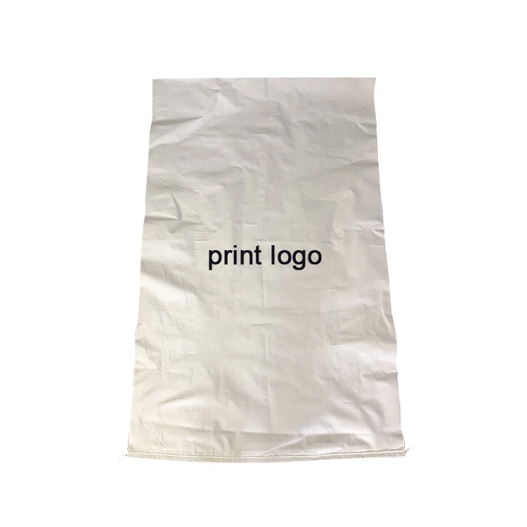 mincheng new material pp woven plastic white bag cheap 25kg cement sacks