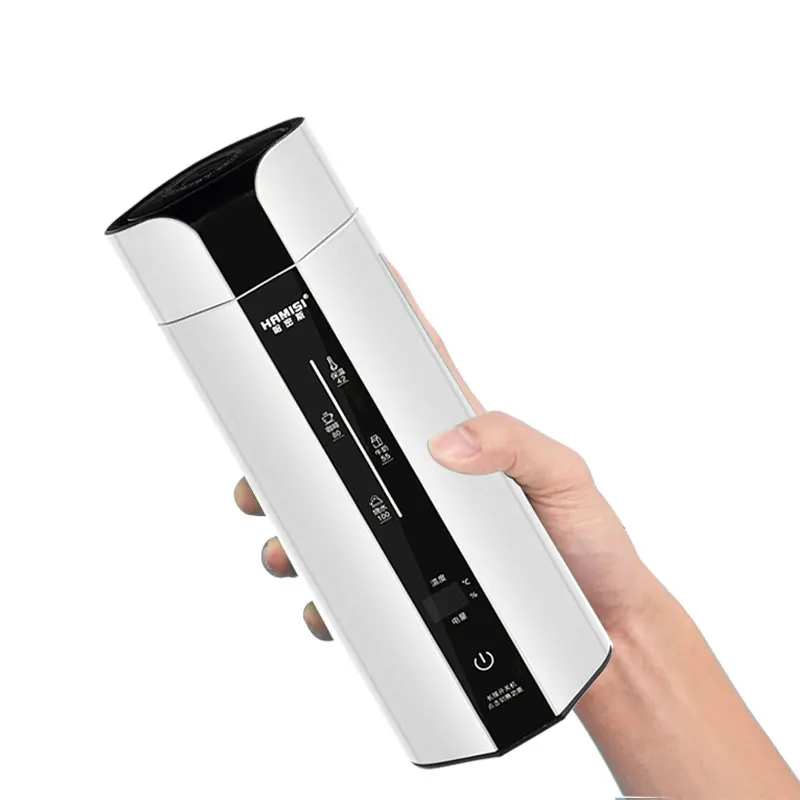 12V Car Heated Smart Temperature Control Water Cup Electric Water Cup Kettle Coffee Tea Milk Heated rechargable kettle