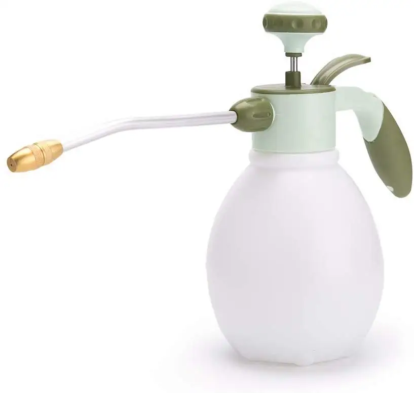 1.2L Wholesale Bottle Trigger Hand Held Deluxe Heavy Duty Brass Nozzle Garden Home Pressure Plastic Water Spray Pump Sprayer
