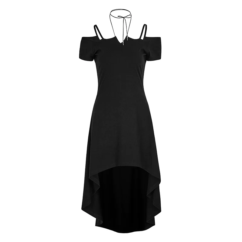 
OPQ-246 PUNK RAVE strapless sexy deep V design dresses women clothes female dress 