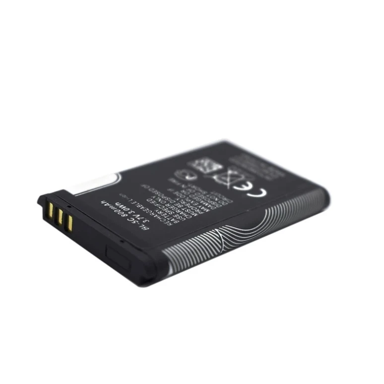 Original BI-5C Replacement Li-ion Battery 3.7V 1200mAh Lithium Batteries for Nokia 1112 1208 1600 2610 2600 n70 n71