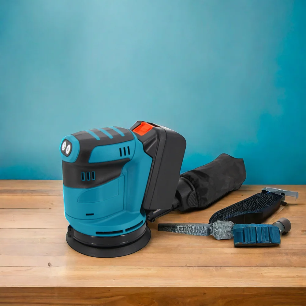 MKT 21V Li-ion Durable Cordless Tools Mouse Sander Mini Hand Grinder Sander Orbital Palm Woodworking Polishing Machine