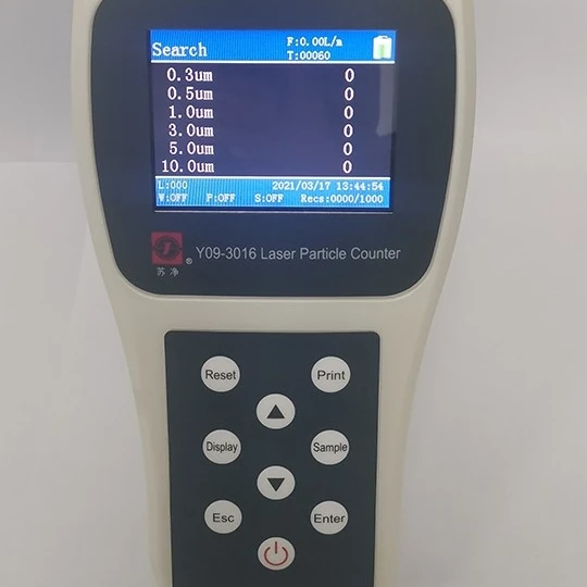 Y09-3016 лазерный Airborne счетчик частиц для чистых комнат